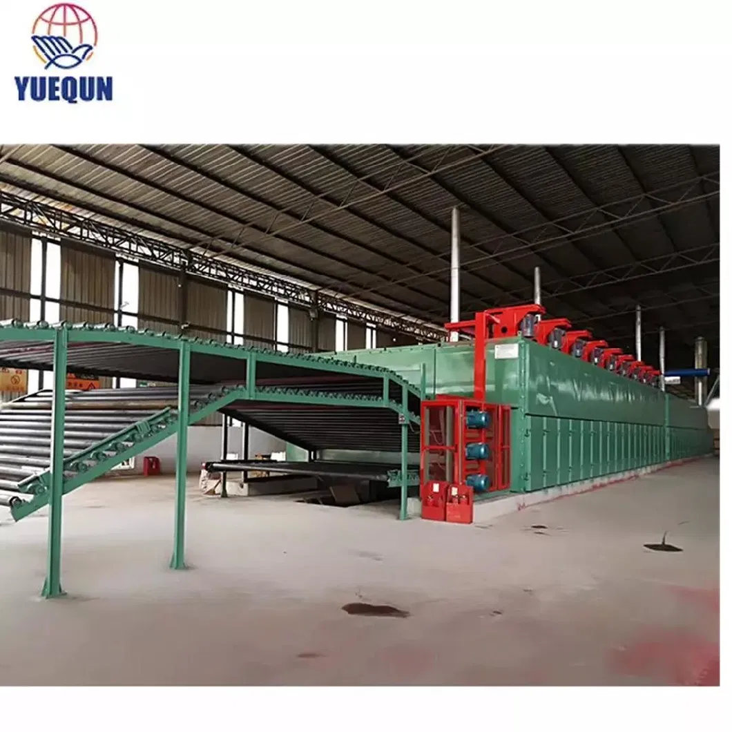 Plywood Veneer Dryer Roller Drying Line for Plywood Core Veneer / Wood Core Veneer Drying Line